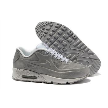Nike Air Max 90 Hyp Prm Men Gray White Running Shoes Discount Code